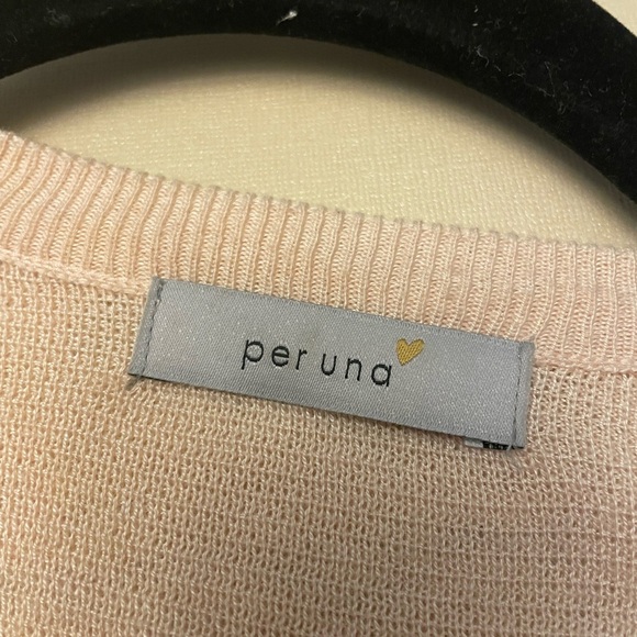 NWOT Open Front Flared Sheer Sleeve Cardigan Pink Sz. 10 UK 14 Marks & Spencer - Picture 4 of 9